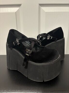 Demonia Kera-10 Platform Mary Janes